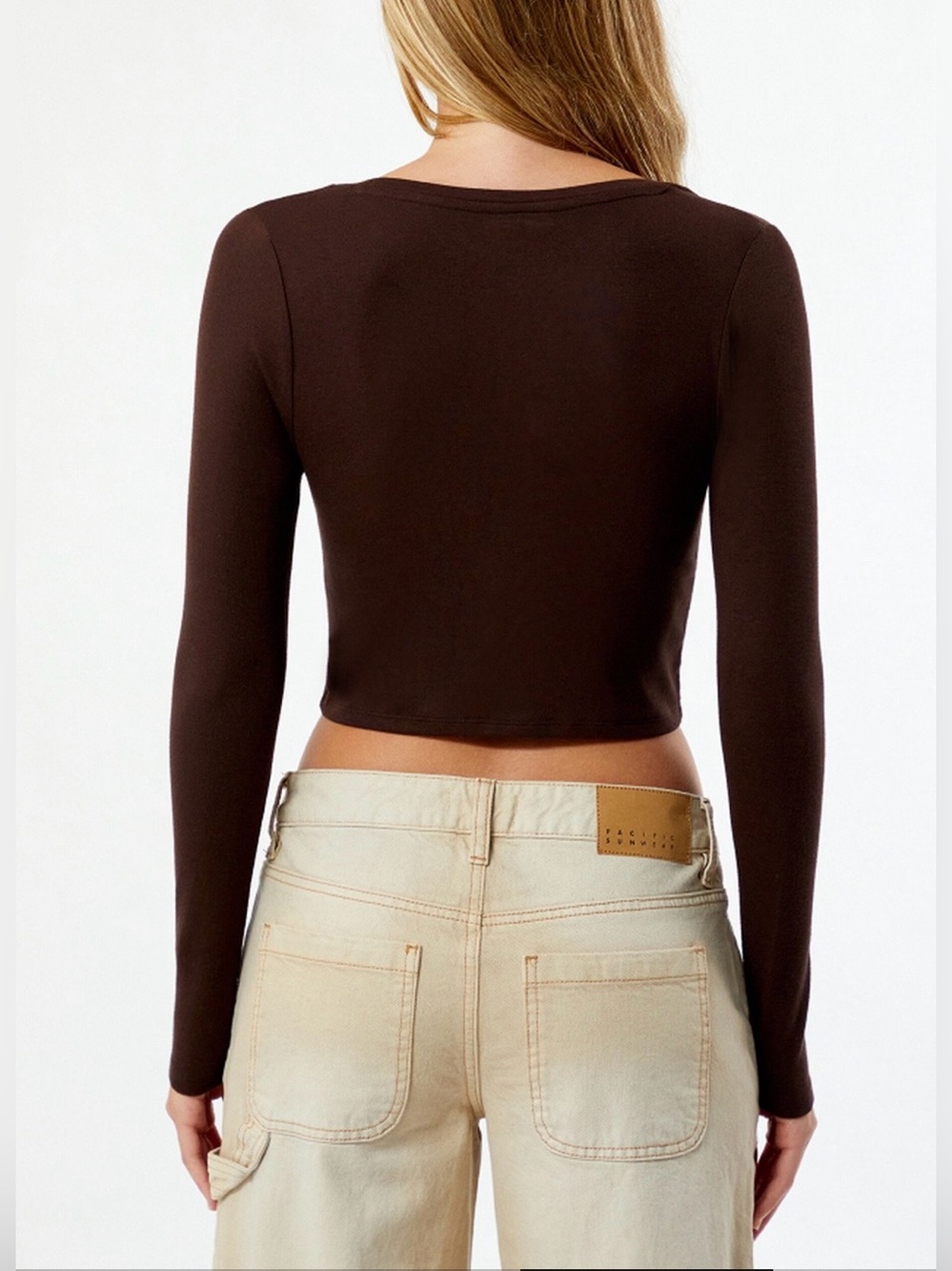 Est. PAC 1980 Kelly Basic Long Sleeve Top Size L - Picture 3 of 7